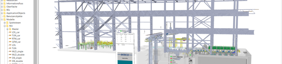 Eine Produktionssimulation der HATEC GmbH unter Verwendung von Tecnomatix Plant Simulation