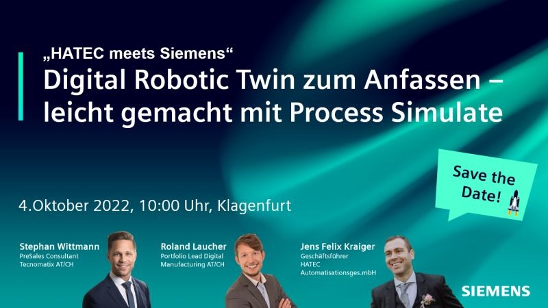 Simulation Automation Process Simulate Animation Robotik Kärnten Hatec Virtuelle Inbetriebnahme Österreich
